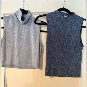 Two High neck Tank tops
